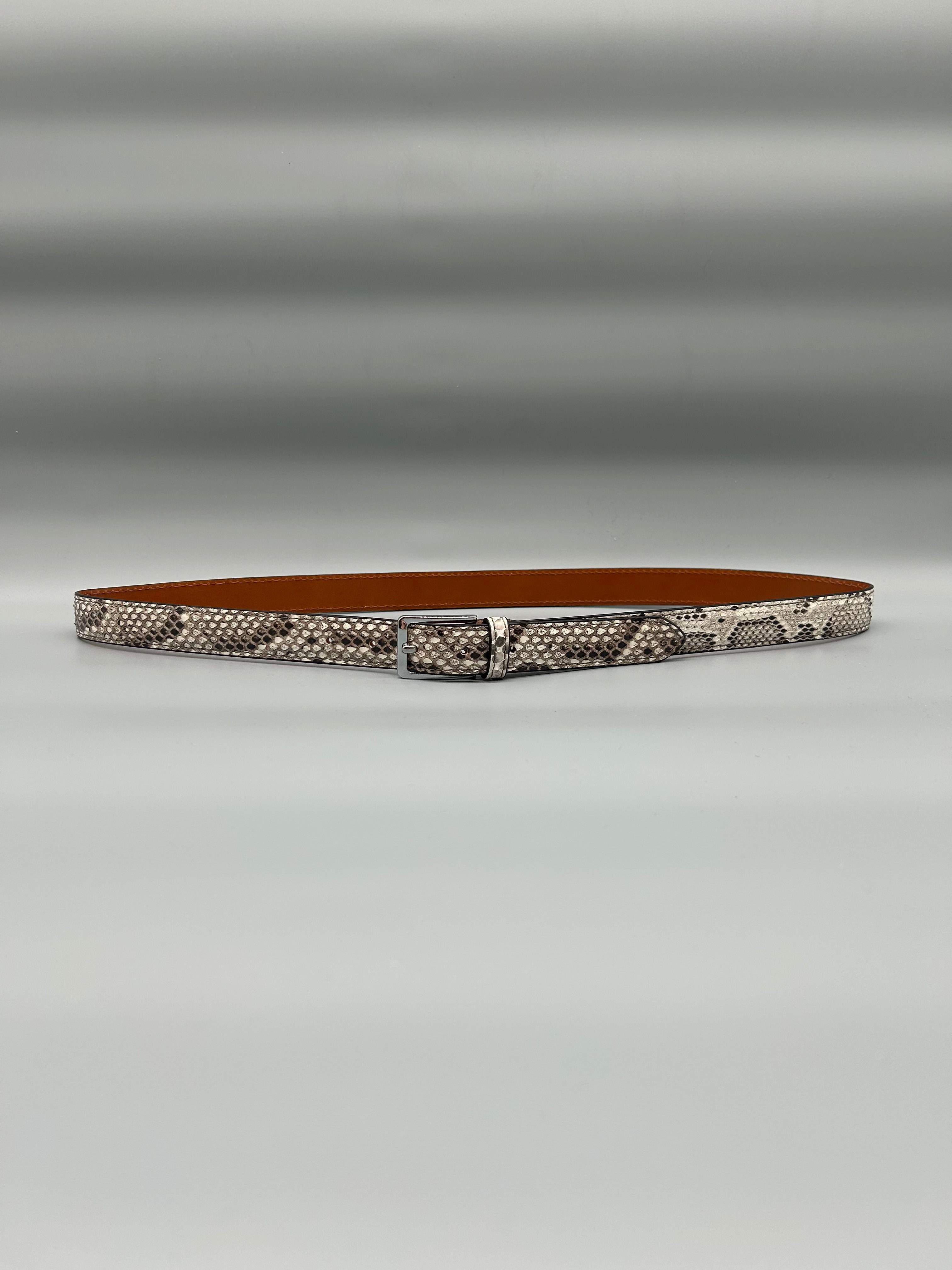 Cintura in pelle di pitone